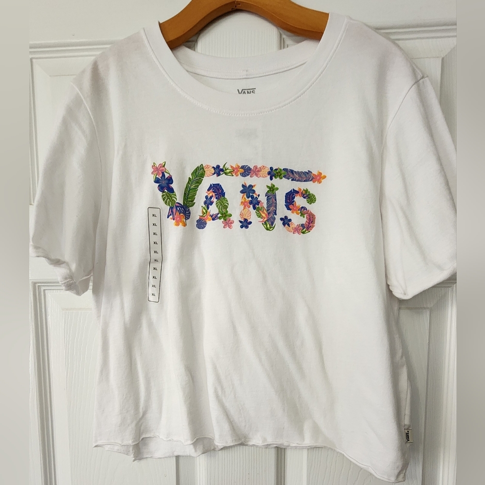 Van's crop top brand new with tags XL